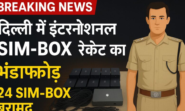 International Racket:सावधान अगर आपके पास आए कोई ऐसी कॉल मत हो परेशान,पकड़े गए तीन शातिर साइबर अपराधी, 24 SIM-Box बरामद!