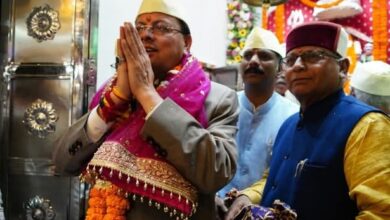 चैत्र नवरात्र: मुख्यमंत्री धामी ने माँ कालिका मंदिर में की पूजा-अर्चना, प्रदेश की खुशहाली की कामना